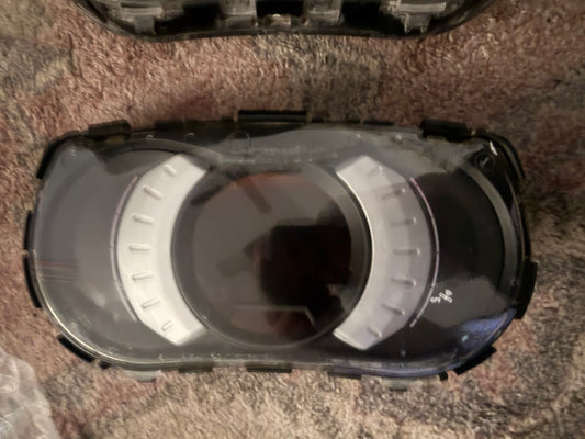BRP Sea-Doo gauge cluster before restoration
