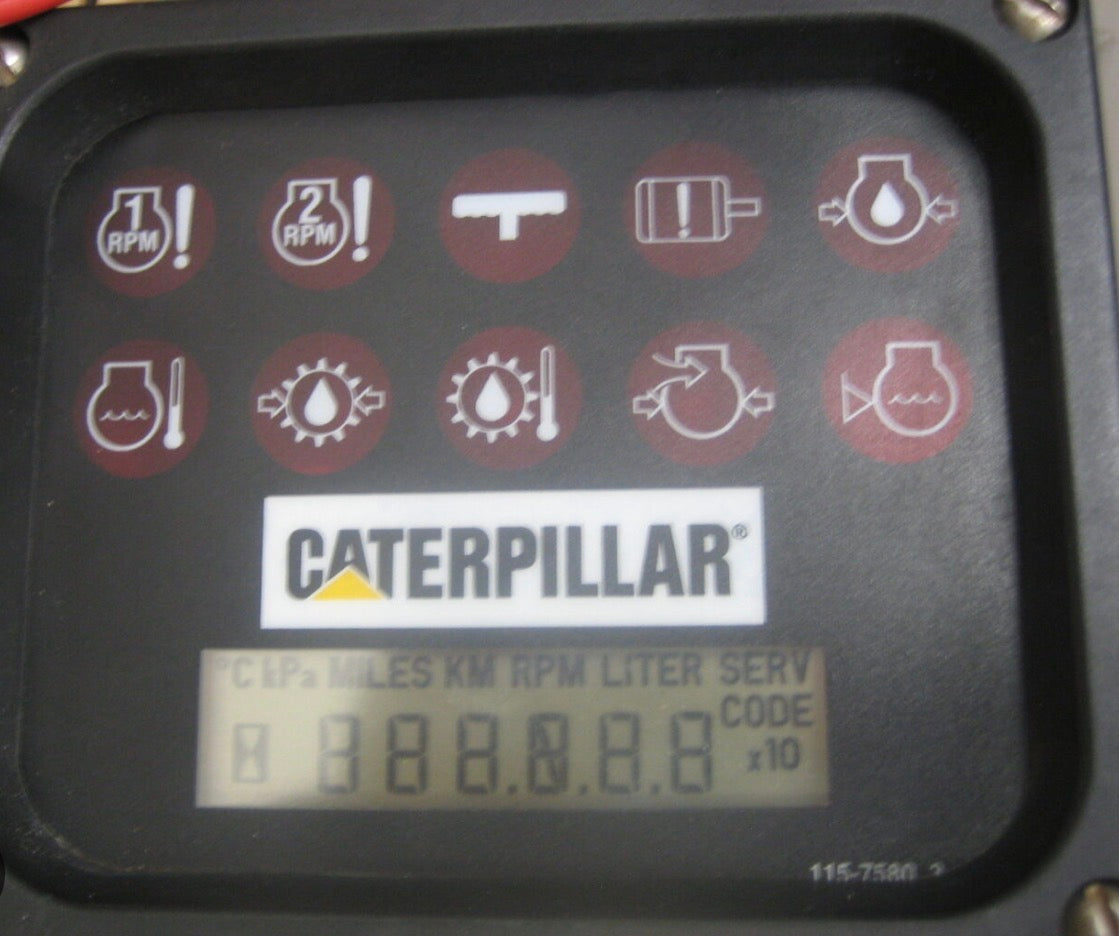 Caterpillar CAT Marine 198-9749 engine monitor display