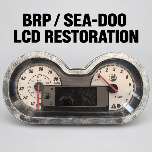 BRP Sea-Doo Bombardier LCD restoration service