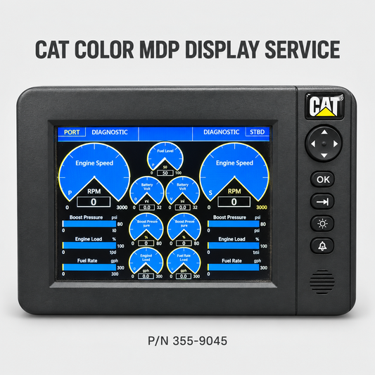 Caterpillar CAT 355-9045 Color Marine Power Display LCD service
