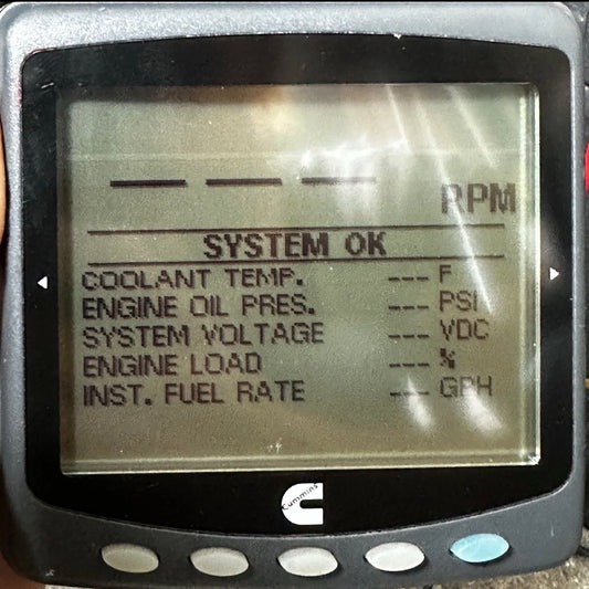 Cummins QSM 4-inch display LCD restoration service