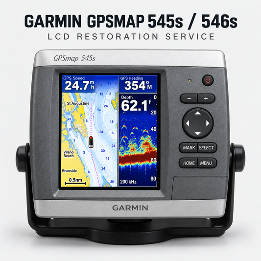 Garmin GPSMAP 545s and 546s LCD restoration service