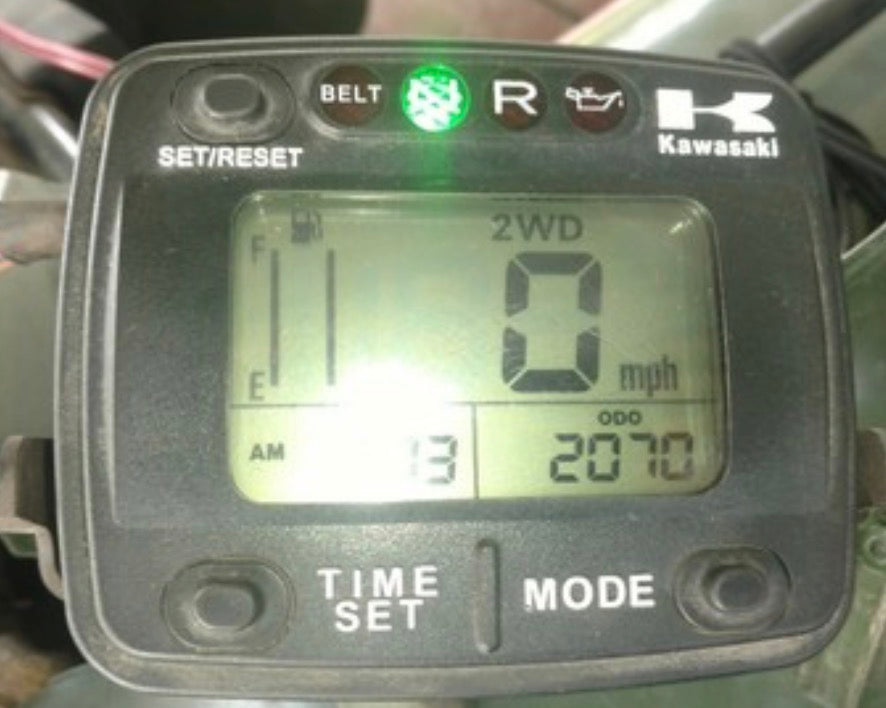 Kawasaki ATV display LCD restoration service